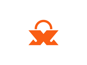 Modern Letter X Bag Logo