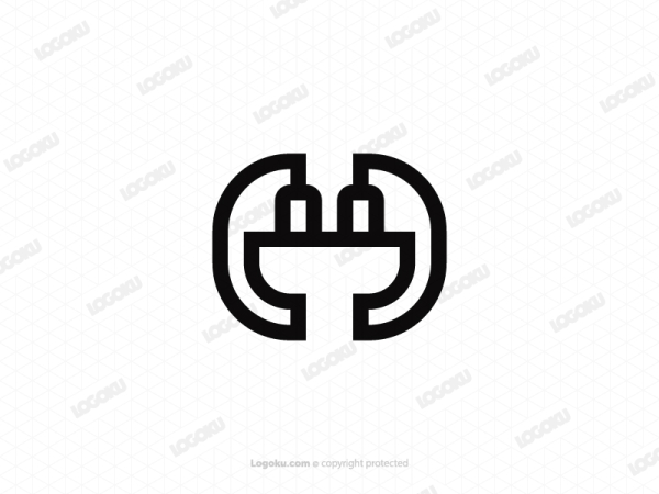 Logo De Devis De Prise électrique