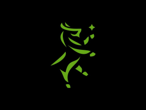 Grünes Bull-Logo