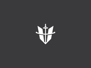 Logo Abstrait De L'épée V