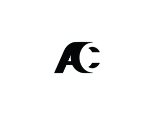 Lettre Ac Logo Moderne