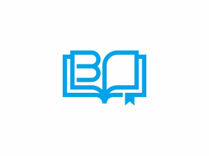 Letters B Book Logo