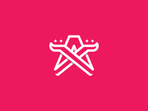 Buchstaben-Axt-Logo