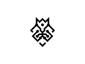 Logo des schwarzen König der Löwen