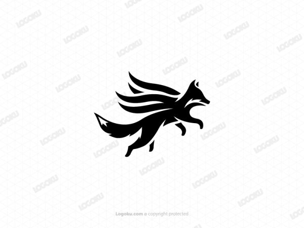 Le Logo Du Renard Noir