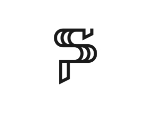Sp- oder Ps-Monogramm-Logo