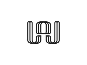 Aw Or Wa Monogram Logo 
