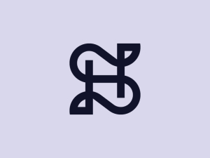 Letter N Or Sh Logo