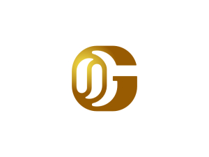 Buchstabe G-Kaffee-Logo