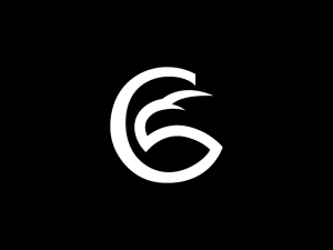 Letter G White Falcon Logo