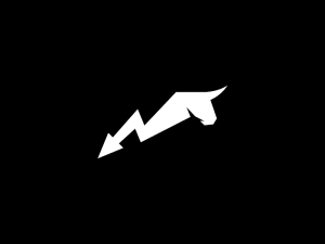 Logo De Taureau Blanc De Puissance