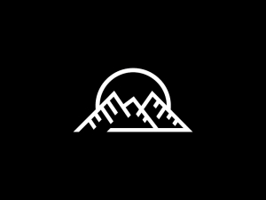 Logotipo De La Montaña Blanca