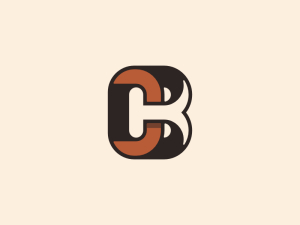 Monogramme Lettre Bc Cb Logo