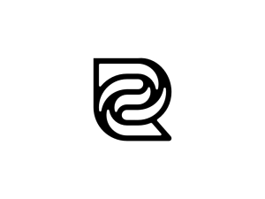 حرف R شعار ديناميكي