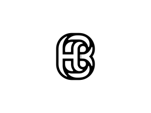 Letra Hb Inicial Logotipo De Bh