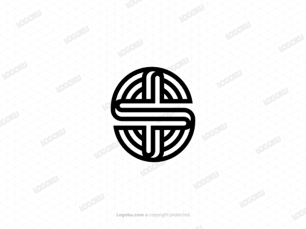 Monograma Letra Xs Sx Logotipo
