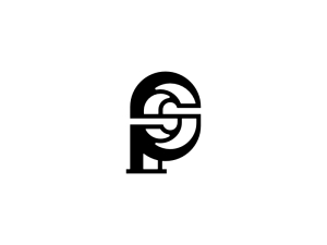 Letter Ps Sp Logo
