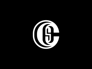 Buchstabe Cs Sc-Logo