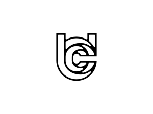 Letter Uc Cu Logo