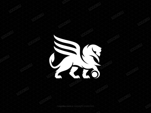 King White Lion Logo