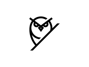 Tree Line Black Owl Logo