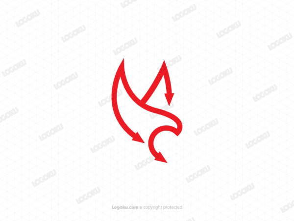 Lignes Volant Logo Aigle Rouge