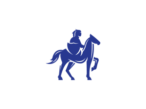 Blaues Ritter-Logo