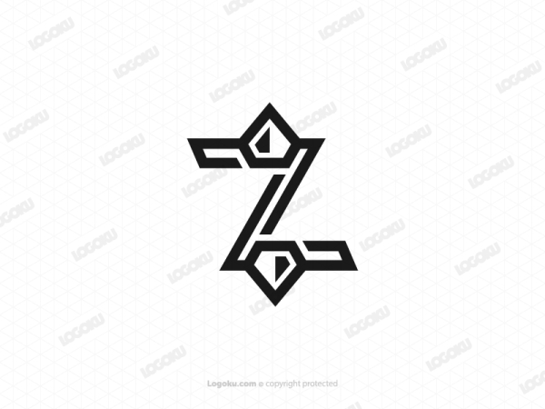 Logotipo De Diamante Z