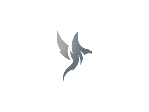 Grand Logo Phoenix Argenté
