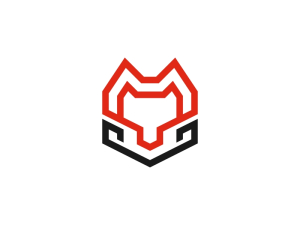 Futuristisches Fox-Logo