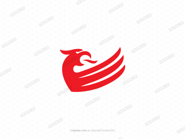Autoritäts-rotes Griffin-Logo