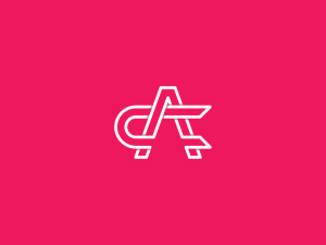 Logotipo De Monograma Letra Ac