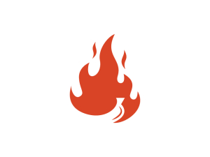 Logotipo De Fuego De Plátano