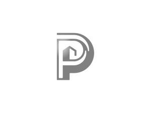 Letter P Building Logo
