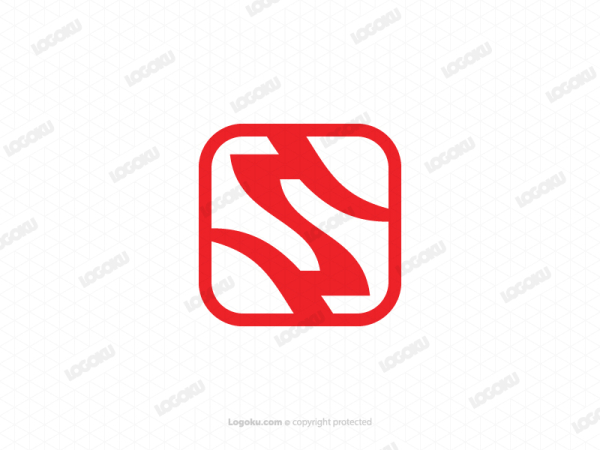 Stilvolles S-Quadrat-Logo