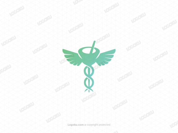 Logotipo De Medicina Cadeceus