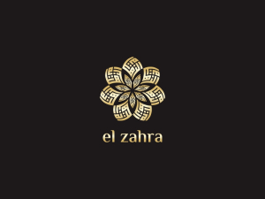 El Zahra Flower Kufi Calligraphy