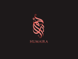 Humaira modernes arabisches Kalligraphie-Logo