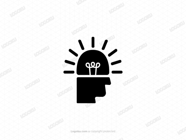 Logotipo De Idea De Luz Principal