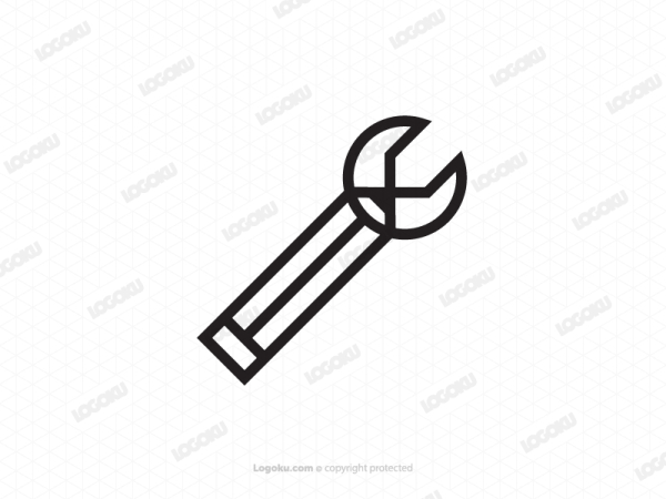 Bleistiftschlüssel-Logo
