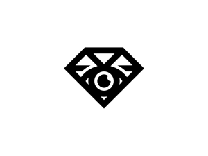 Logotipo De Ojo De Diamante