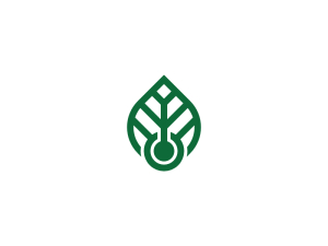 Blatt-Technologie-Logo