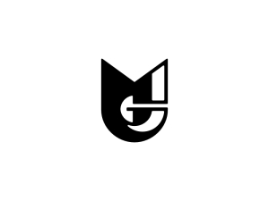 Letter Gm Mg Logo