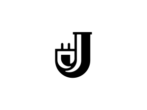 Buchstabe J Plug-Logo