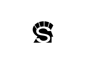 Buchstabe S spartanische Typografie
