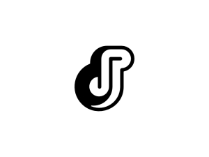Letter D Melody Logo