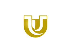Buchstabe U-Schild-Logo