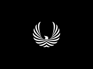 Adler-Logo mit Flügeln