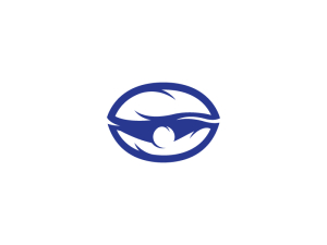 Blue Sea Shell Logo