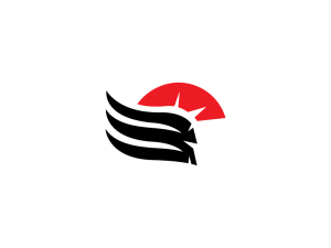 Helmet Wings Warrior Logo